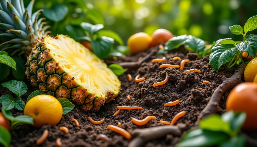 Ananas compost : Tout savoir sur la méthode de compostage efficace découvrez tout ce qu'il faut savoir sur l'ananas compost, une méthode de compostage efficace pour recycler vos déchets organiques. apprenez les astuces et techniques pour réussir votre compostage et enrichir votre jardin avec un sol fertile.