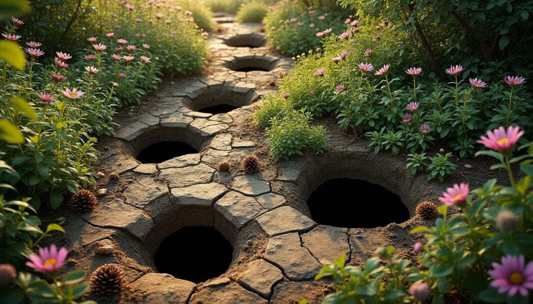 Trous dans le jardin : comprendre l'origine de ces espaces sans monticule découvrez l'origine fascinante des trous dans votre jardin, ces espaces sans monticule, et apprenez comment ils influencent l'écosystème. explorez les causes possibles et des solutions adaptées pour un jardin sain et esthétique.