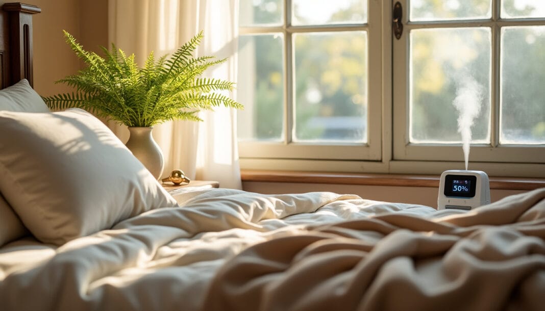 Comprendre l'importance du taux d'humidité dans votre chambre découvrez pourquoi le taux d'humidité dans votre chambre est crucial pour votre santé et votre bien-être. apprenez à optimiser l'environnement de votre sommeil pour prévenir les problèmes respiratoires et garantir un air sain.