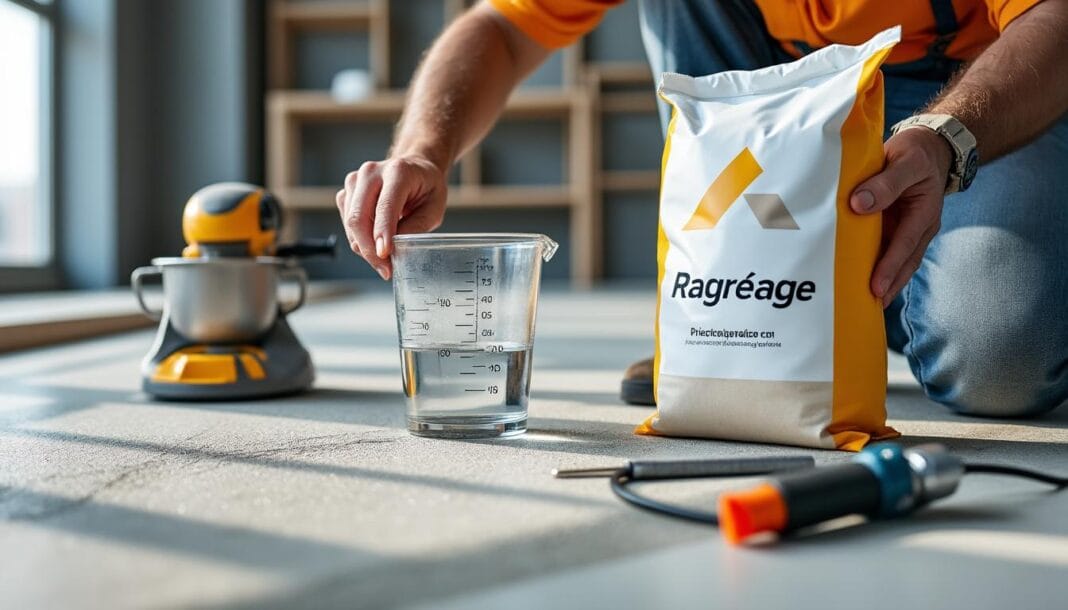 Ragréage : quel dosage d'eau privilégier pour une application réussie ? découvrez les conseils essentiels pour réussir votre ragréage : apprenez quel dosage d'eau privilégier afin d'assurer une application parfaite et durable. optimisez vos travaux de rénovation avec nos astuces professionnelles.