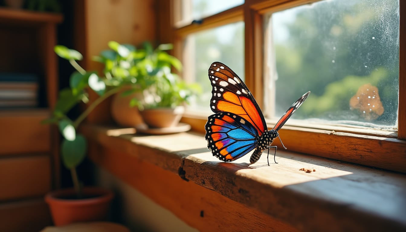 découvrez la signification spirituelle et symbolique de la présence d’un papillon dans la maison, et apprenez comment interpréter ce phénomène mystérieux selon différentes croyances et traditions.